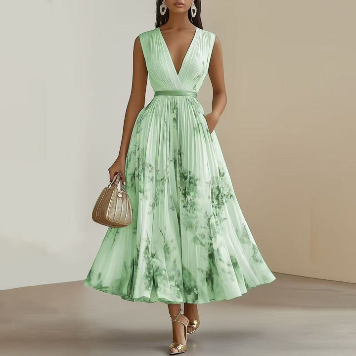 Luna | Elegant Wrap Design Womens Dress for Wedding Guests 11