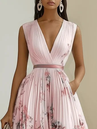 Luna | Elegant Wrap Design Womens Dress for Wedding Guests 3