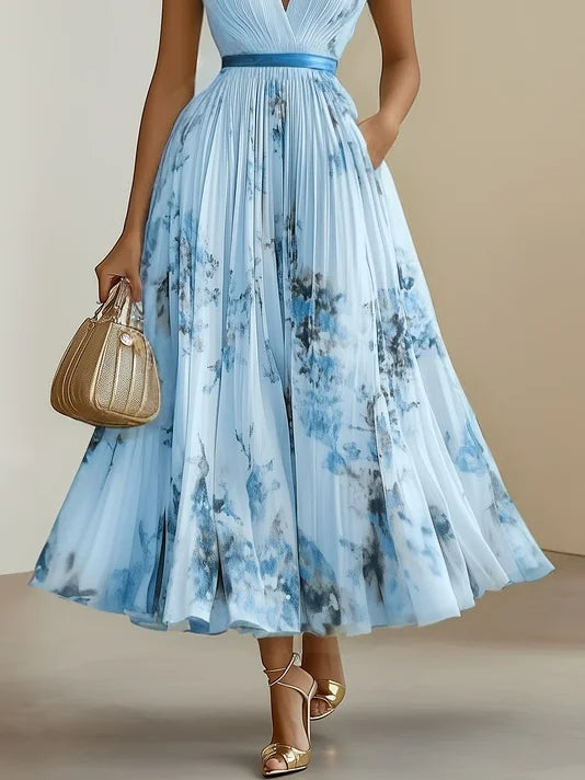 Luna | Elegant Wrap Design Womens Dress for Wedding Guests 8