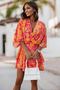 Marisol | Women’s Tropical-Print Mini Dress
