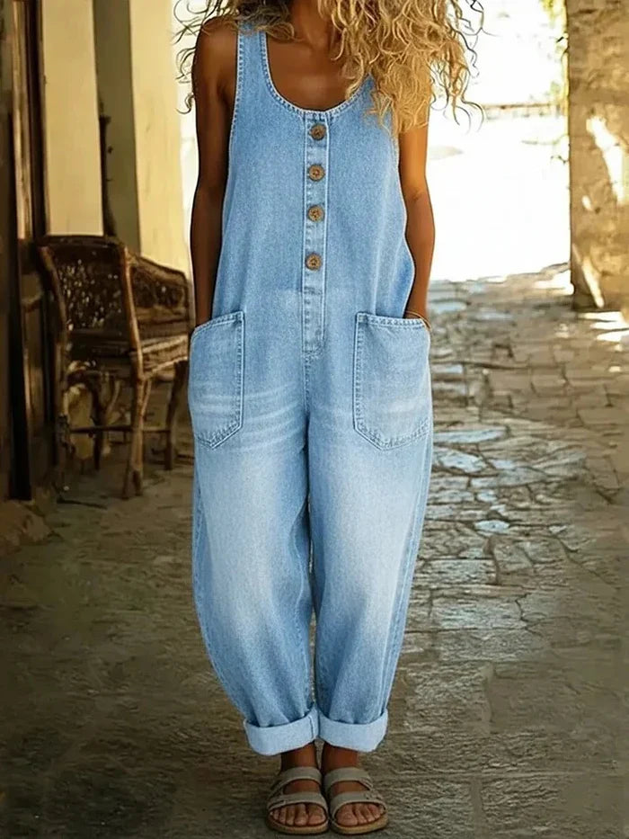 Luna | Vintage-Inspired Casual Women's Jumpsuit 0