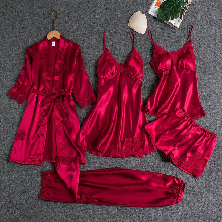Luxe Dreams | Pajama Set – Elegant Silk Pajamas for Women, Comfortable & Coordinated 1