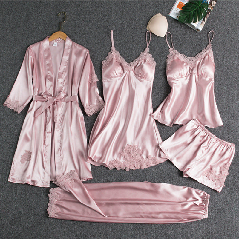 Luxe Dreams | Pajama Set – Elegant Silk Pajamas for Women, Comfortable & Coordinated 2