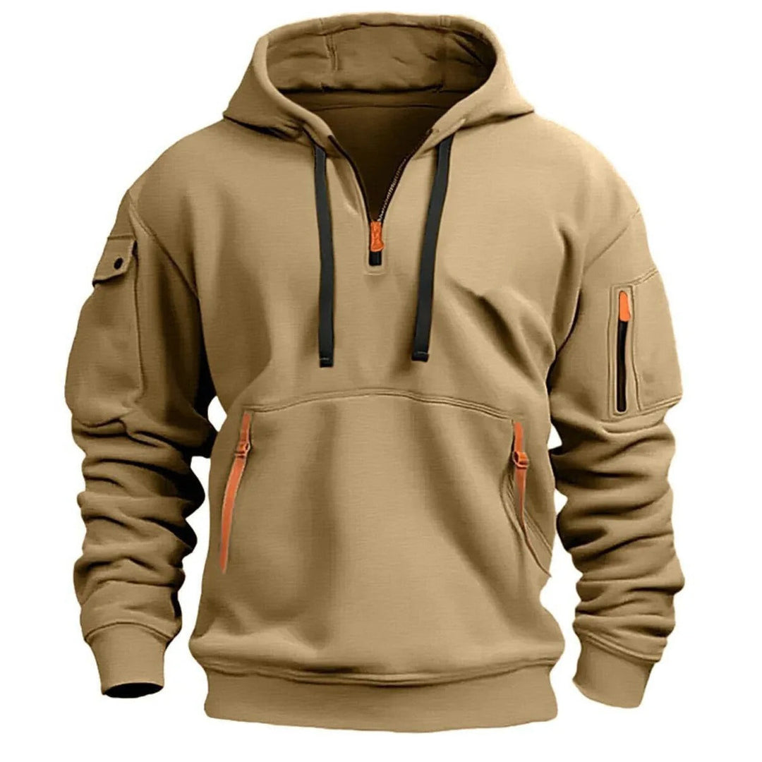 Luxe | Men’s Hoodie – Comfortable, Stylish & Breathable Half-Zip Design 5