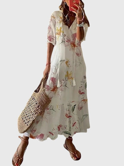 Lydia | Boho Vintage Summer Maxi Dress 7