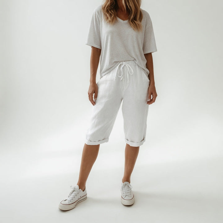 Madeleine | Relaxed And Breathable Summer Bermuda Shorts 4