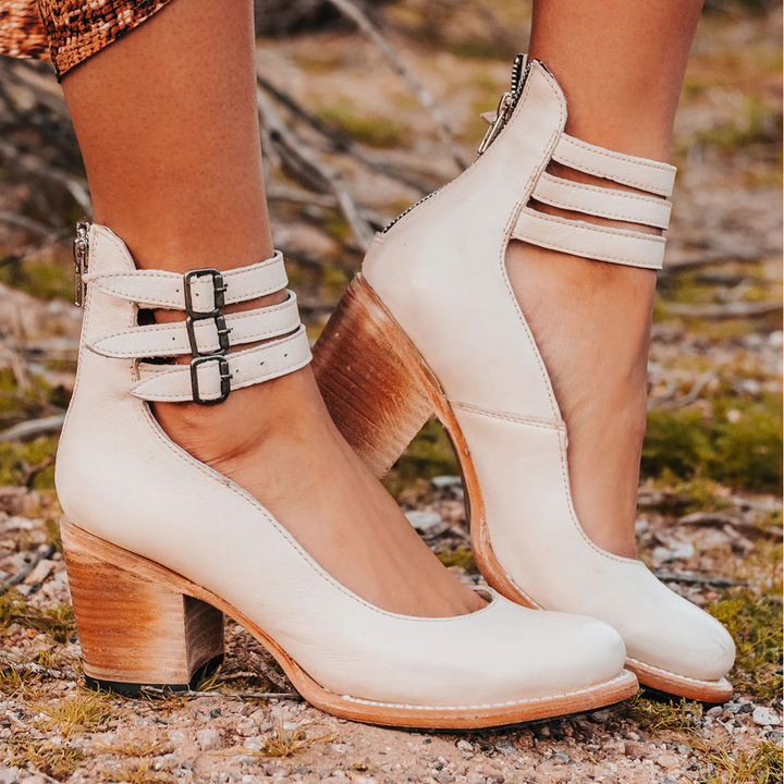 Madison | Elegant Comfort Leather Heels 3