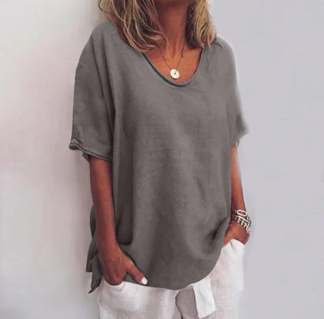 Maeve | Airy women's summer blouse V-neck 0