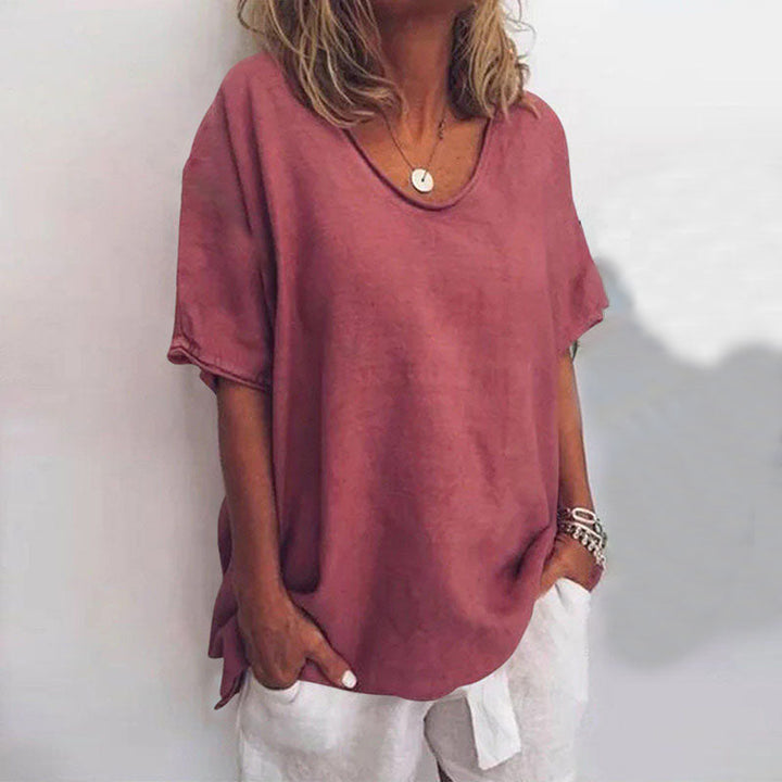 Maeve | Airy women's summer blouse V-neck 3