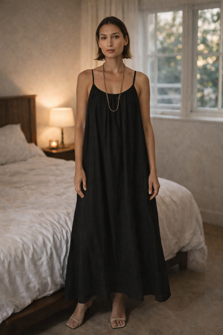 Maeve | Elegant And Comfortable Open-Back Lounge Dress 8