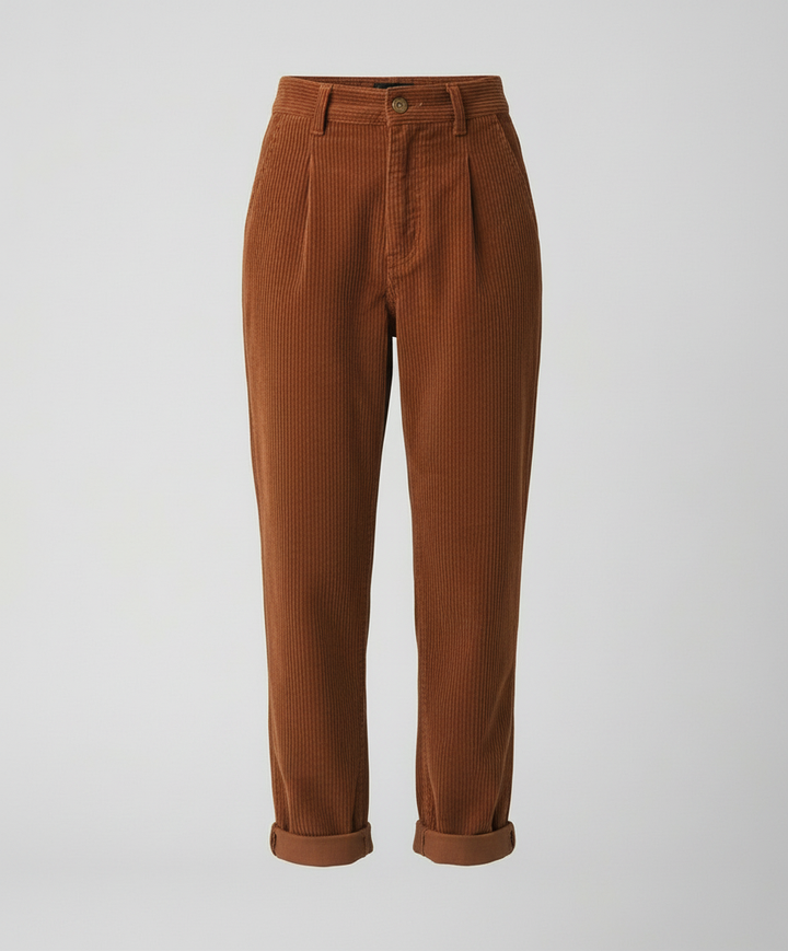 Maeve | Premium Elastic Waist Corduroy Trousers 5