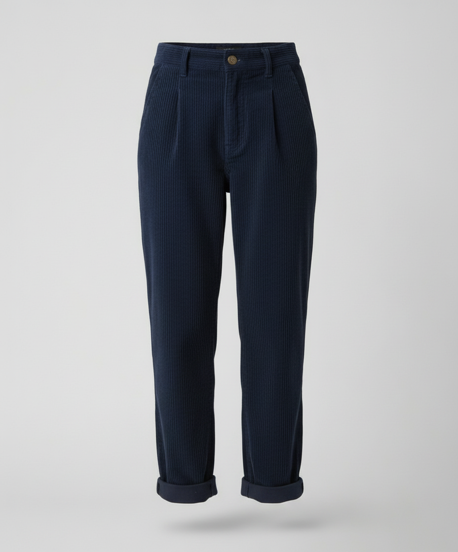 Maeve | Premium Elastic Waist Corduroy Trousers 7