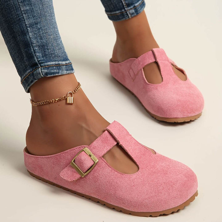 Maley | Elegant & Lightweight Buckle Slip-On Clogs 1