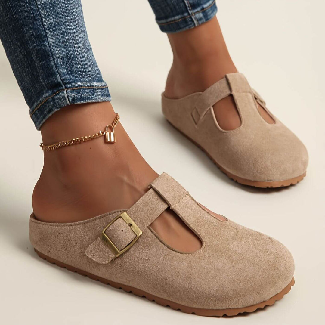 Maley | Elegant & Lightweight Buckle Slip-On Clogs 2
