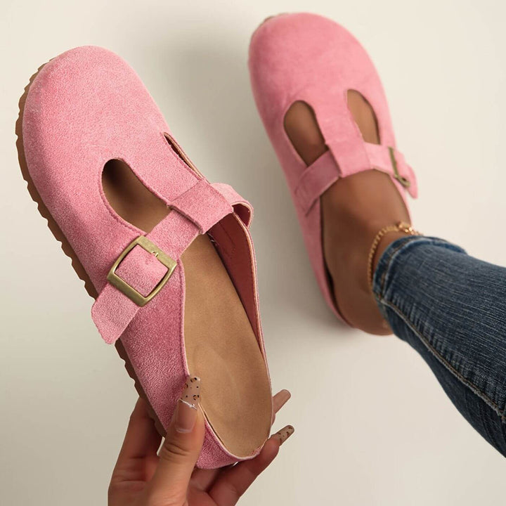 Maley | Elegant & Lightweight Buckle Slip-On Clogs 3