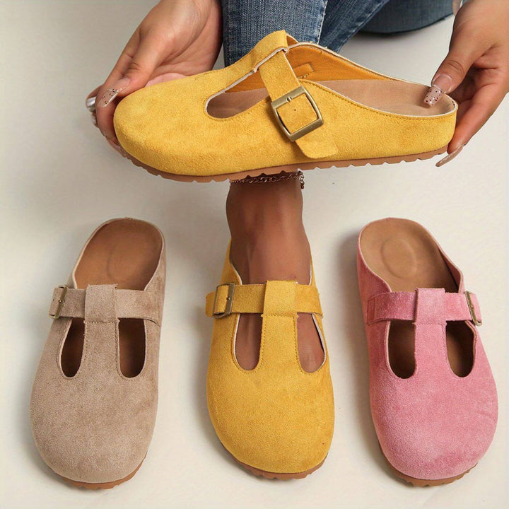 Maley | Elegant & Lightweight Buckle Slip-On Clogs 5
