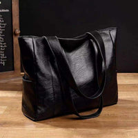 Charlotte | Large-Capacity Vintage Leather Shoulder Tote Bag