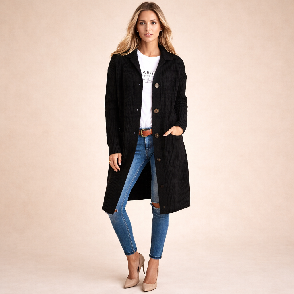 Mara | Stylish and cozy long cardigan 2