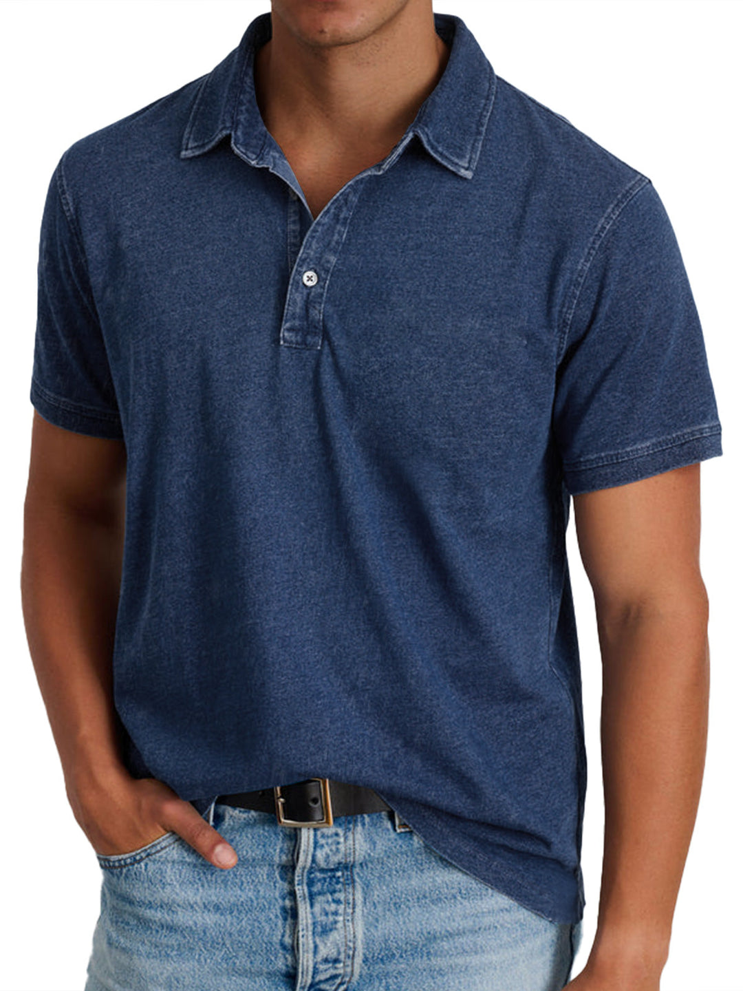 Marcus | Classic Textured Business Casual Polo T-Shirt 3