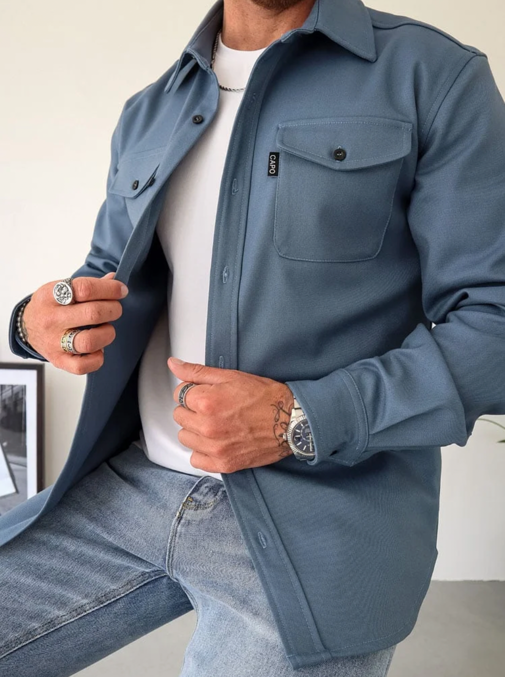 Marcus | Versatile and modern breathable men's shirt jacket 2