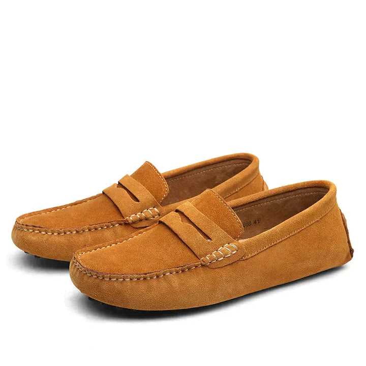Maro | Men's Suede Loafers – Elegant, Comfortable & Durable Brown Footwear 2