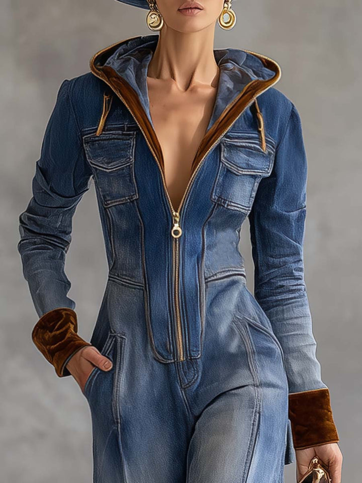 Mary | Comfortable And Chic Hooded Jumpsuit 2
