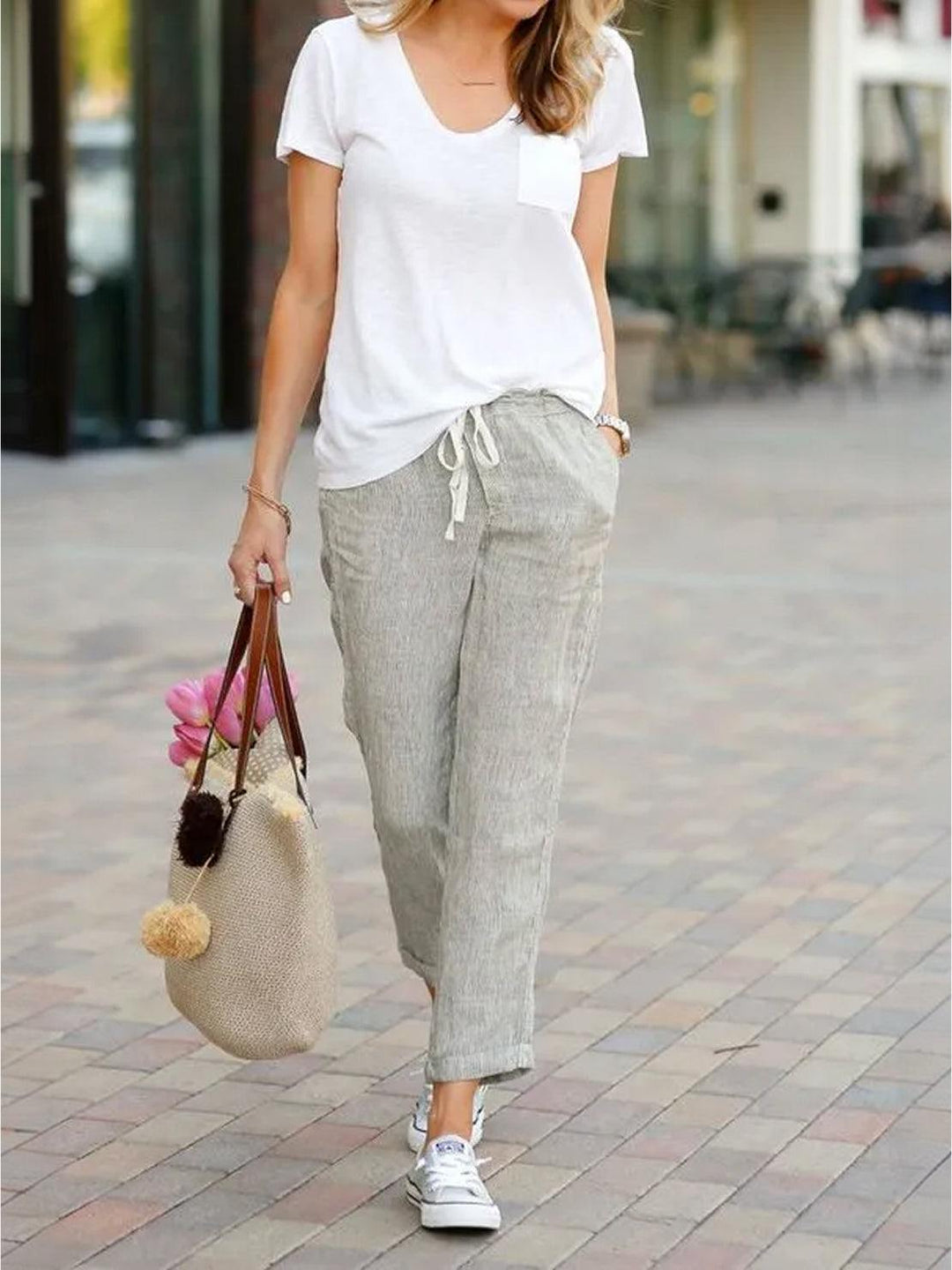 Mary | Relaxed & Comfortable Women's Drawstring Pants 4
