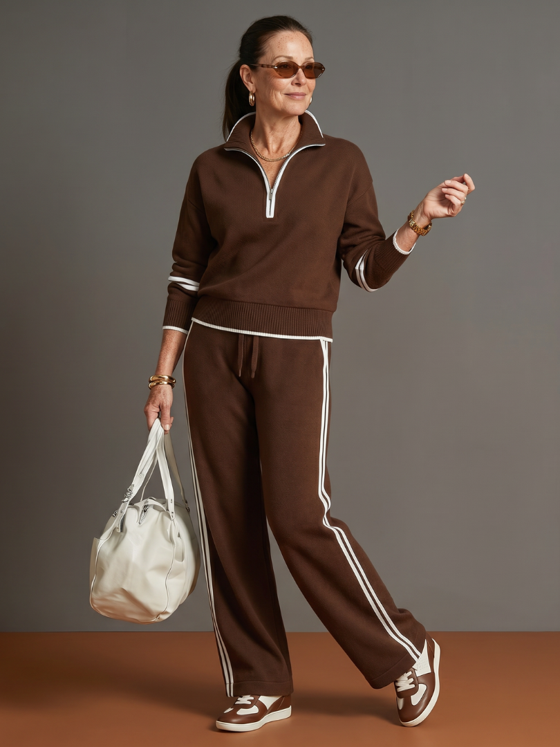 Mary | Stylish and Comfortable Two-Piece Knit Set 0