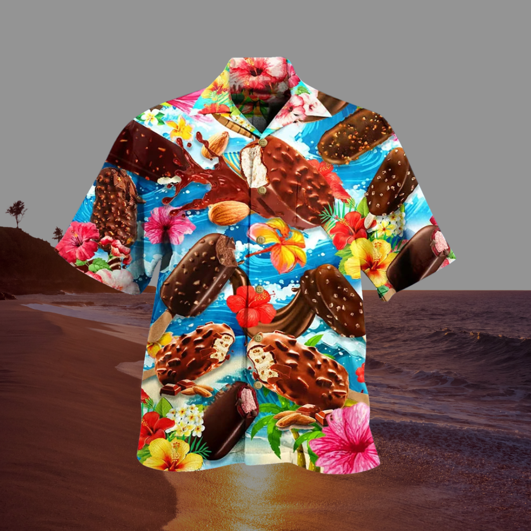 Mason | Playful and Breathable Ice Cream Summer Shirt 2