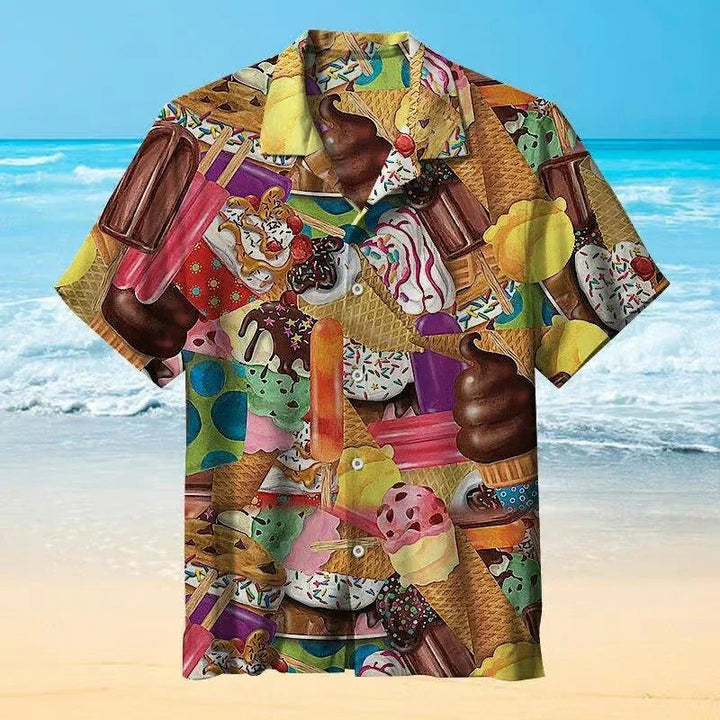 Mason | Playful and Breathable Ice Cream Summer Shirt 3