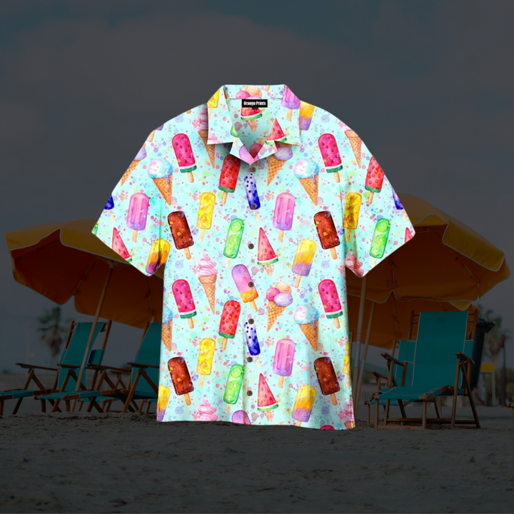 Mason | Playful and Breathable Ice Cream Summer Shirt 4