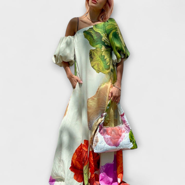Matilda | Vibrant And Romantic Floral Maxi Dress 0