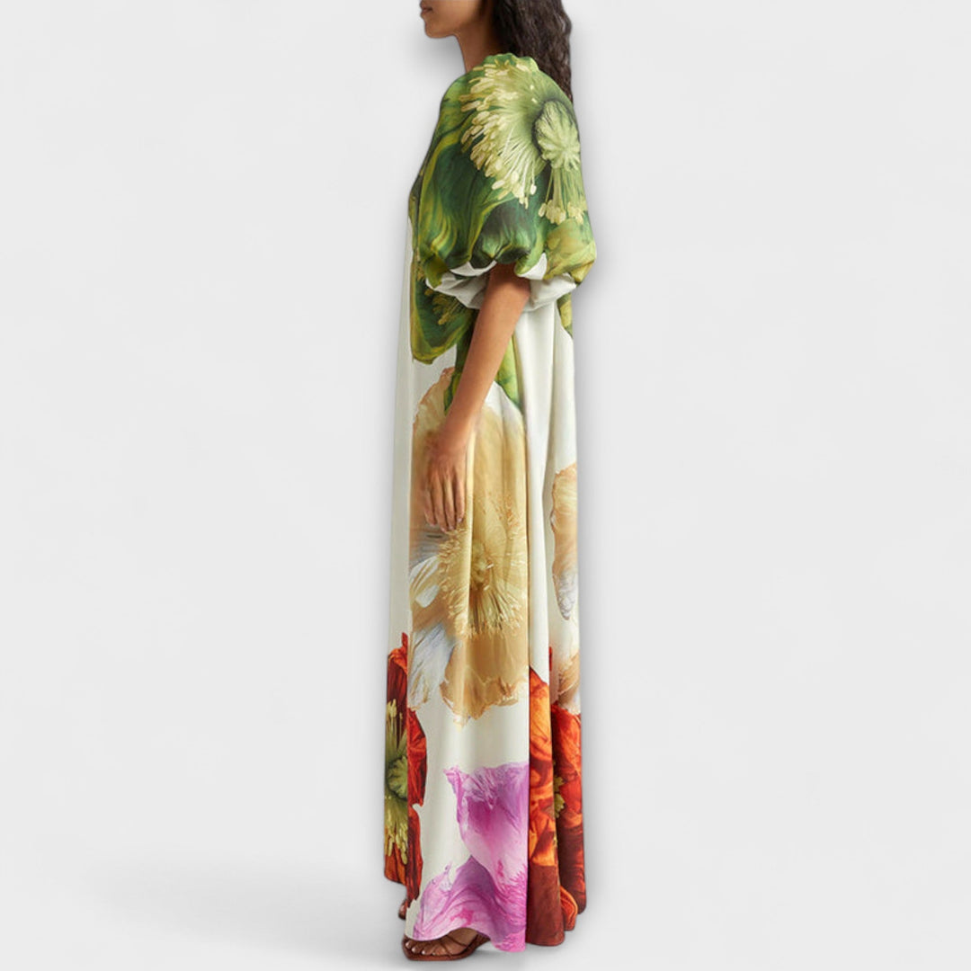 Matilda | Vibrant And Romantic Floral Maxi Dress 3