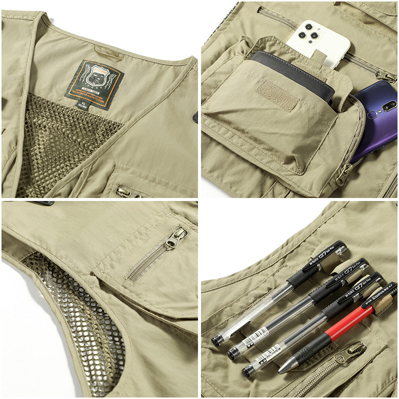 Maverick | Men's Summer Vest – Breathable, Practical & Perfect for Outdoor Adventures 6