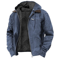Martin | Elegante, gefütterte und locker sitzende Kapuzenjacke