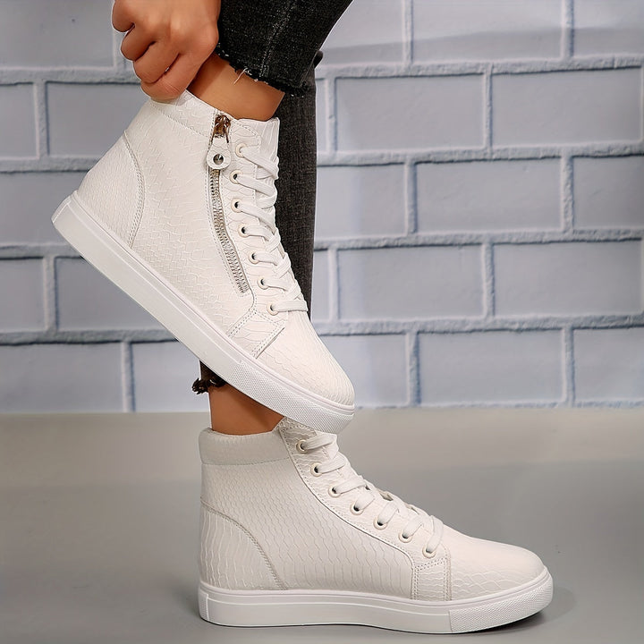 Maya | Sleek and Versatile Streetwear High Top Sneakers 1