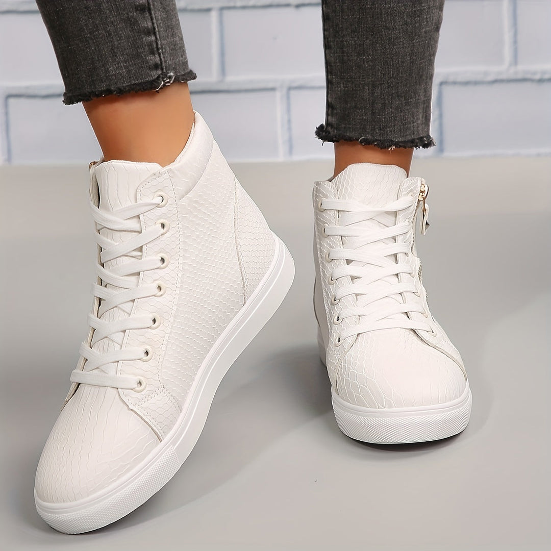 Maya | Sleek and Versatile Streetwear High Top Sneakers 2