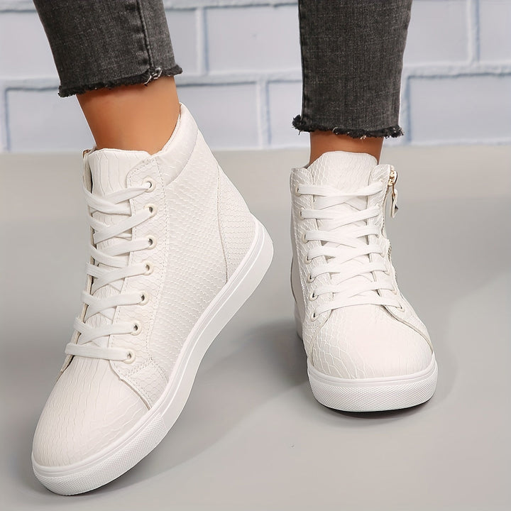 Maya | Sleek and Versatile Streetwear High Top Sneakers 2
