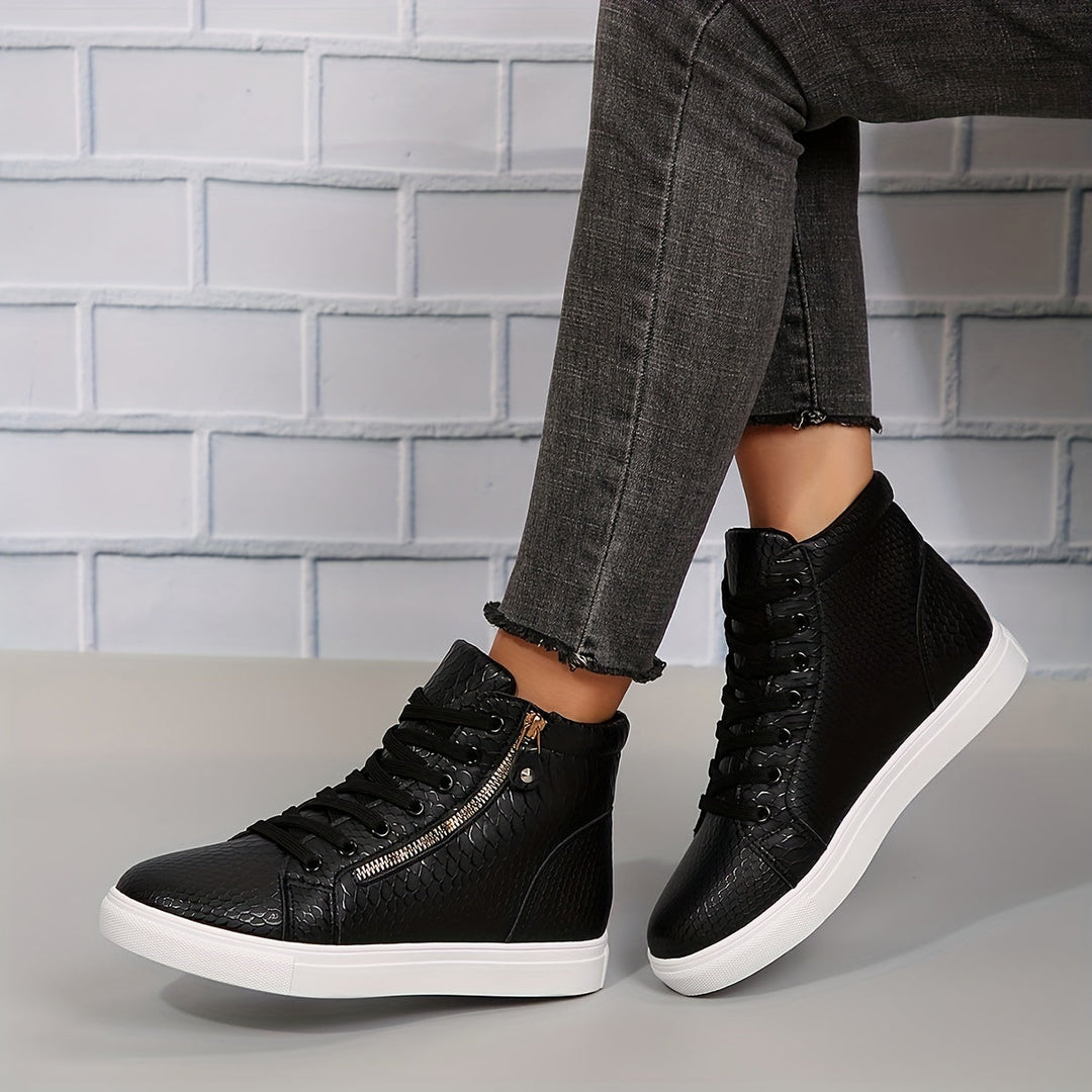 Maya | Sleek and Versatile Streetwear High Top Sneakers 3