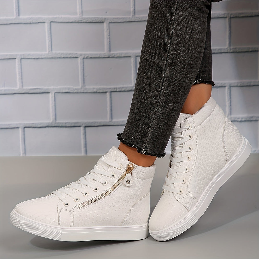 Maya | Sleek and Versatile Streetwear High Top Sneakers 4