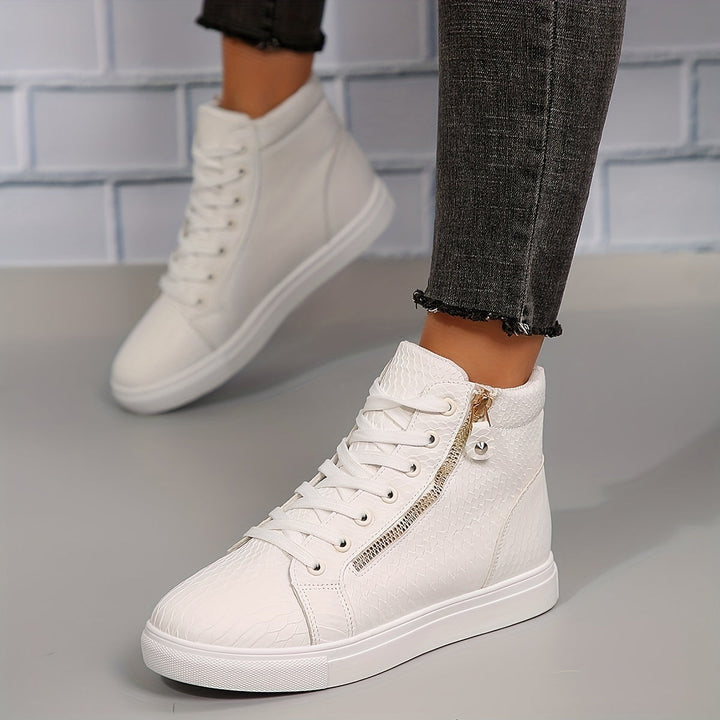 Maya | Sleek and Versatile Streetwear High Top Sneakers 9