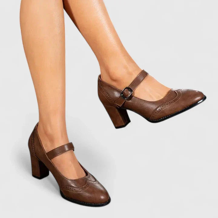 Meredith | Stylish Mary Jane block heel shoes 1