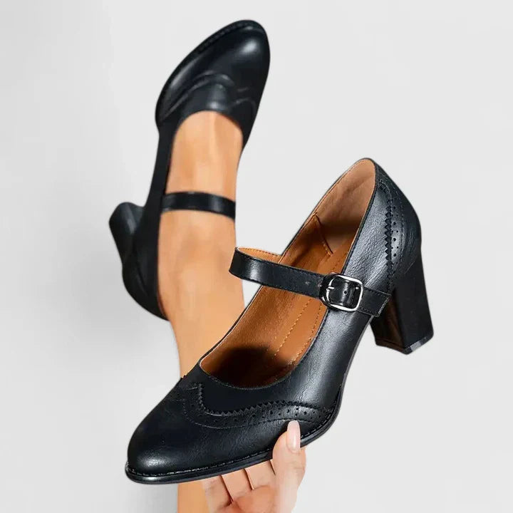 Meredith | Stylish Mary Jane block heel shoes 3