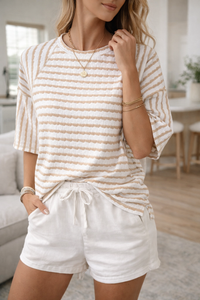 Sorelle | T-Shirt Donna Casual a Righe