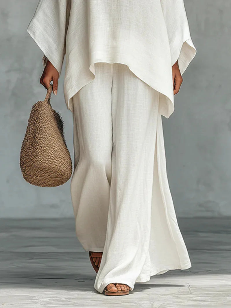 Mia | Elegant And Modern Asymmetrical Wide-Leg Set 1