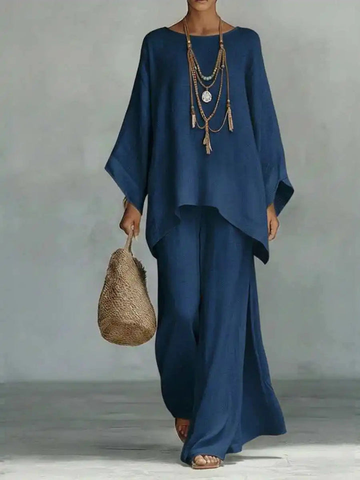 Mia | Elegant And Modern Asymmetrical Wide-Leg Set 5