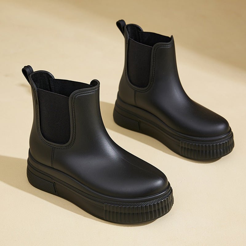 Mia | Waterproof Platform Chelsea Rain Boots 2
