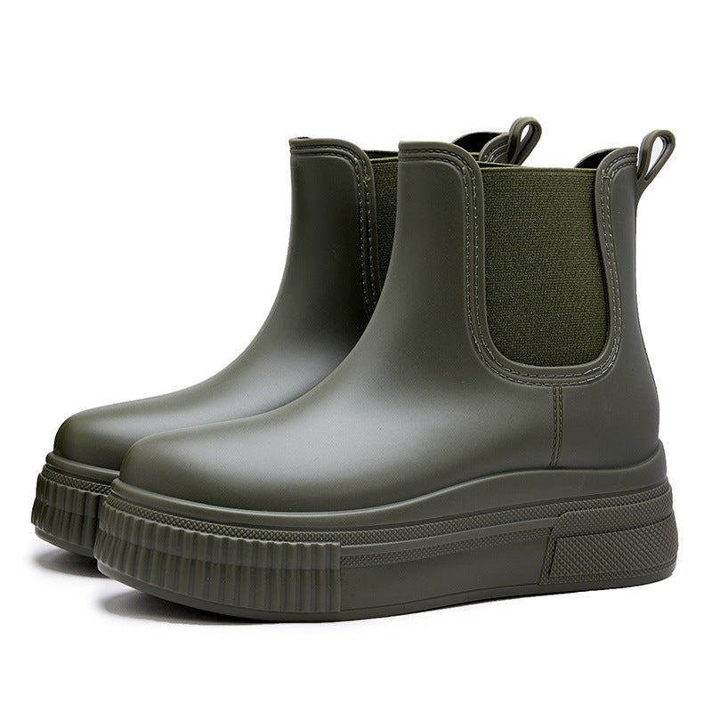 Mia | Waterproof Platform Chelsea Rain Boots 3