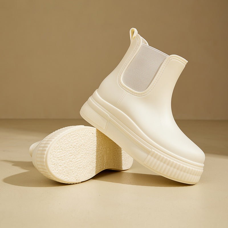 Mia | Waterproof Platform Chelsea Rain Boots 5