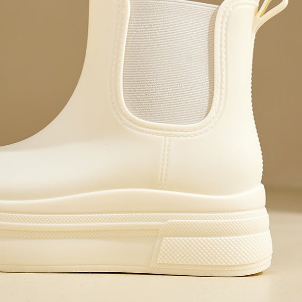 Mia | Waterproof Platform Chelsea Rain Boots 7